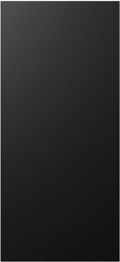 Duco entry door in black - plain finish